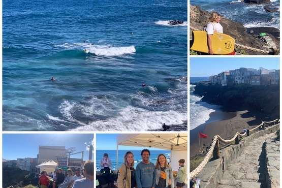 Campeonato de Bodyboard en la playa teldense de Palos/TA.